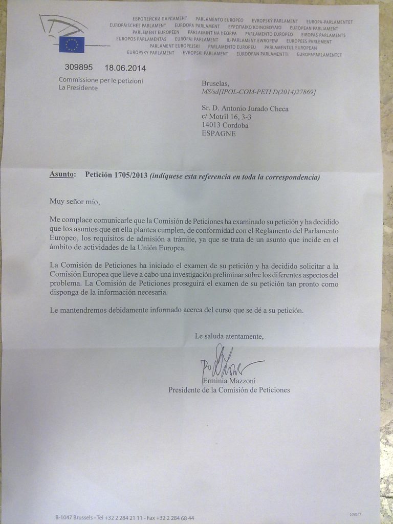 140618 respuesta BRUSELAS