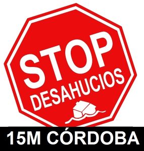 logo 15M STOP DESAHUCIOS CÓRDOBA